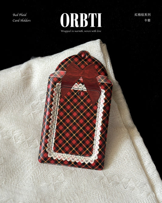 紅格紋系列｜紅格紋卡套
