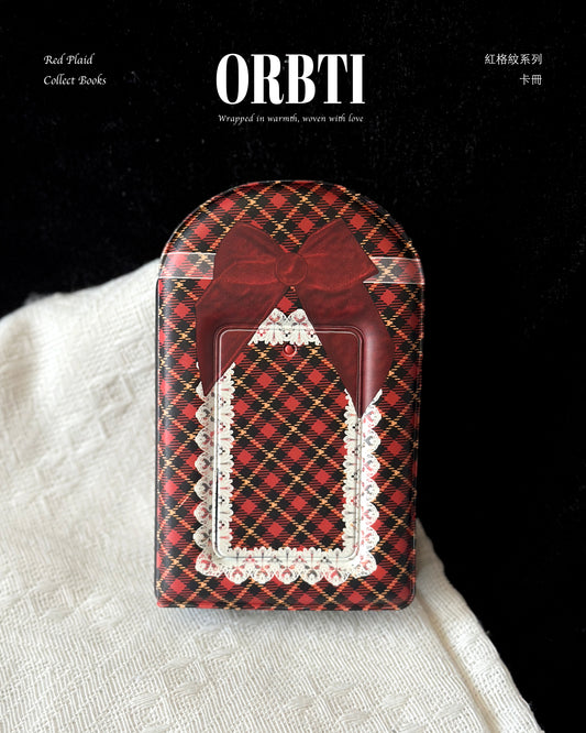 紅格紋系列｜紅格紋卡冊