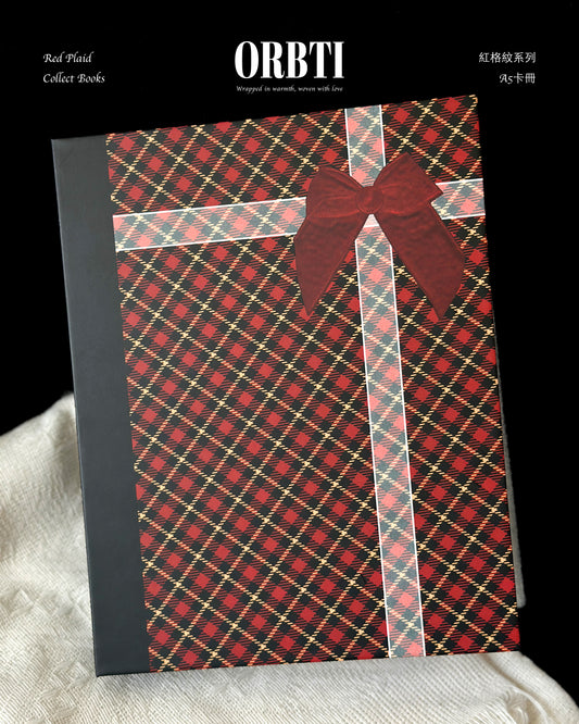 紅格紋系列｜紅格紋A5卡冊